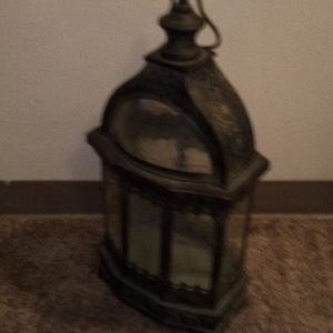 Georgous  Rustic Metal Candle Lamp